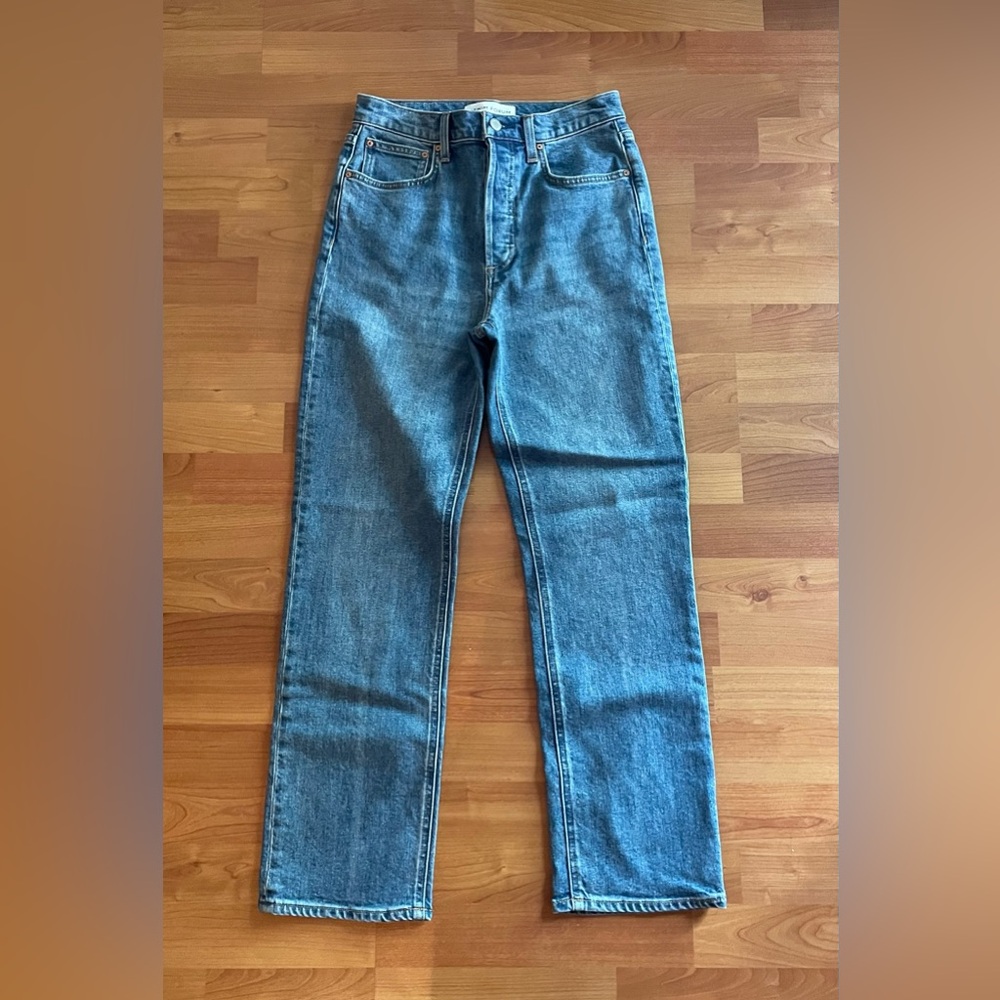 Denim Forum Arlo High Rise Straight Jean